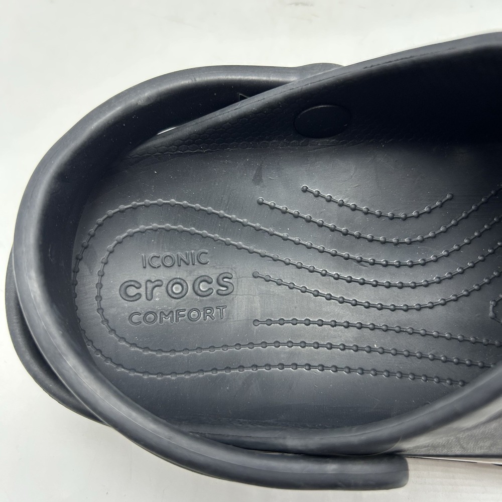 Crocs Adult Bayaband Clogs Mens 7 Black Womens 9 Casual Breach Cruise - Picture 5 of 8